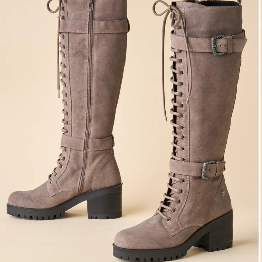 Tall Bastille Combat Boots - Sundance